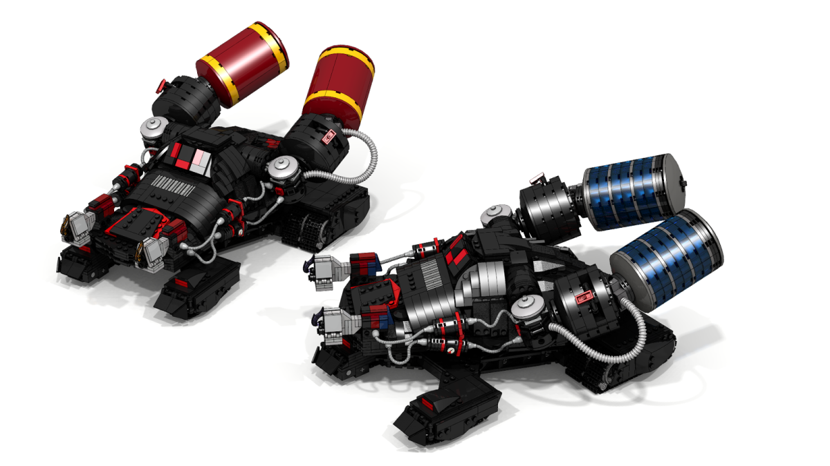 Lego Tiberium Wars. Огнеметный танк.
