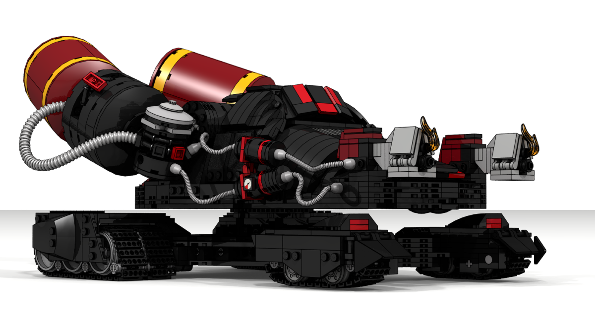 Lego Tiberium Wars. Огнеметный танк.
