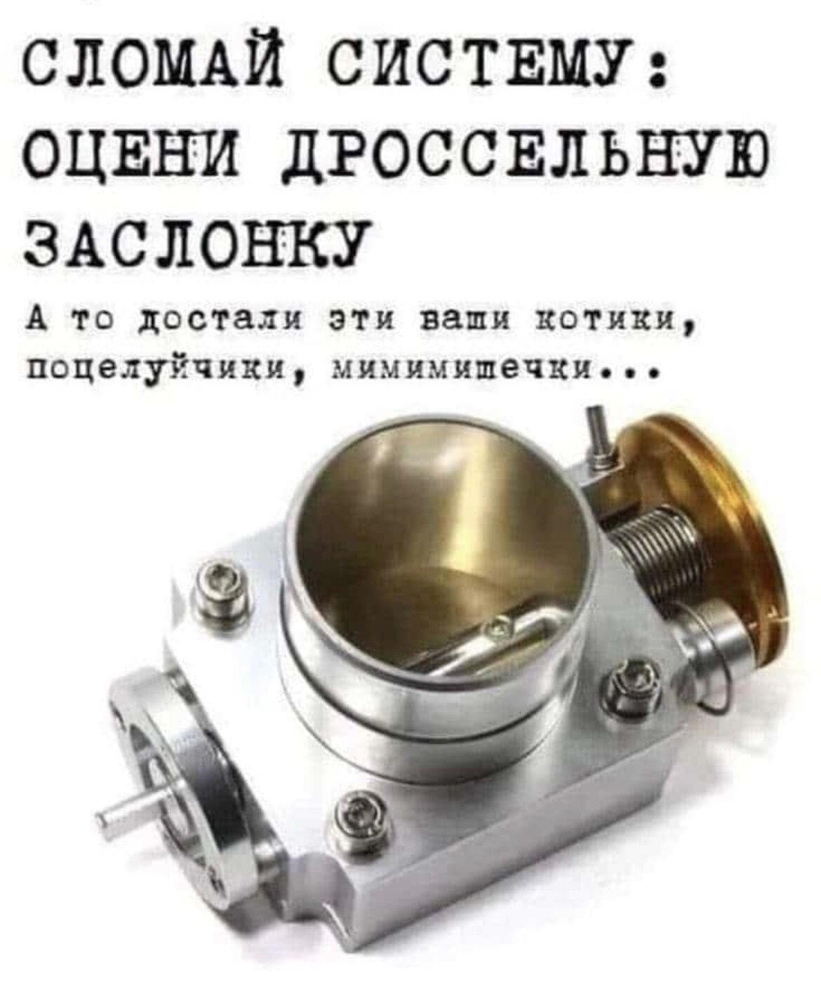 Оцени дроссельную заслонку!