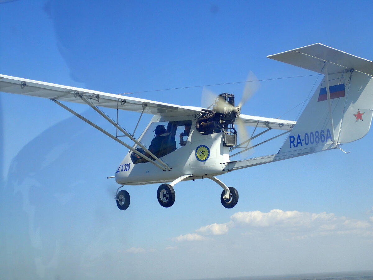 Полет на Х-32 «Бекас» в Голубицкой