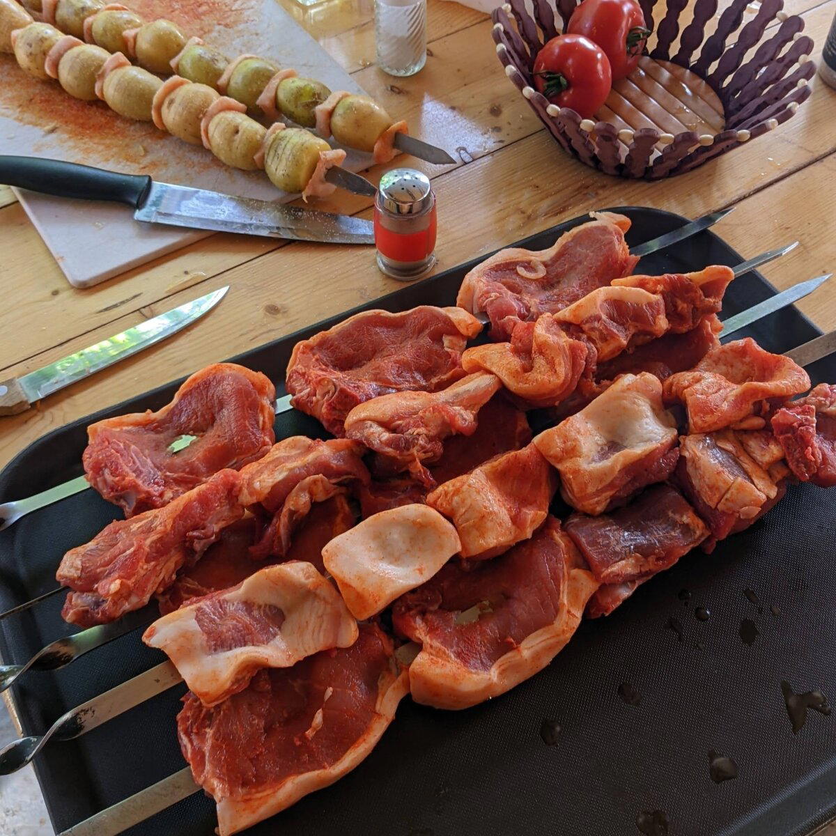 Шашлык в армянской глубинке