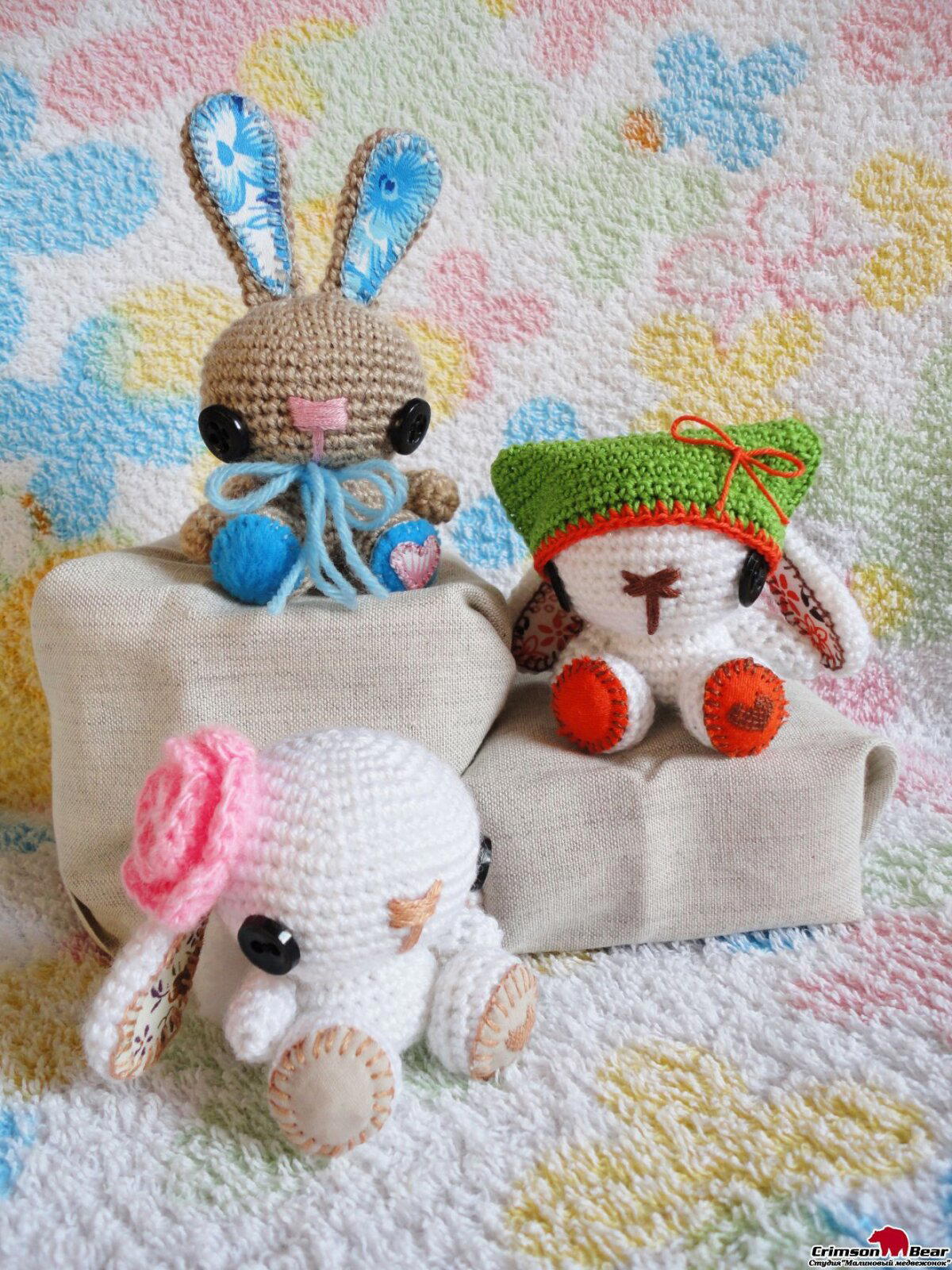 Мои звери (вязаные игрушки)