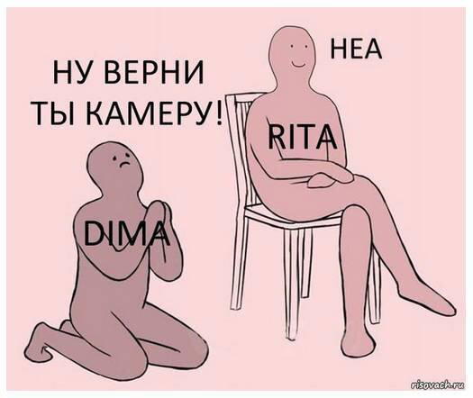 Рита, верни камеру!