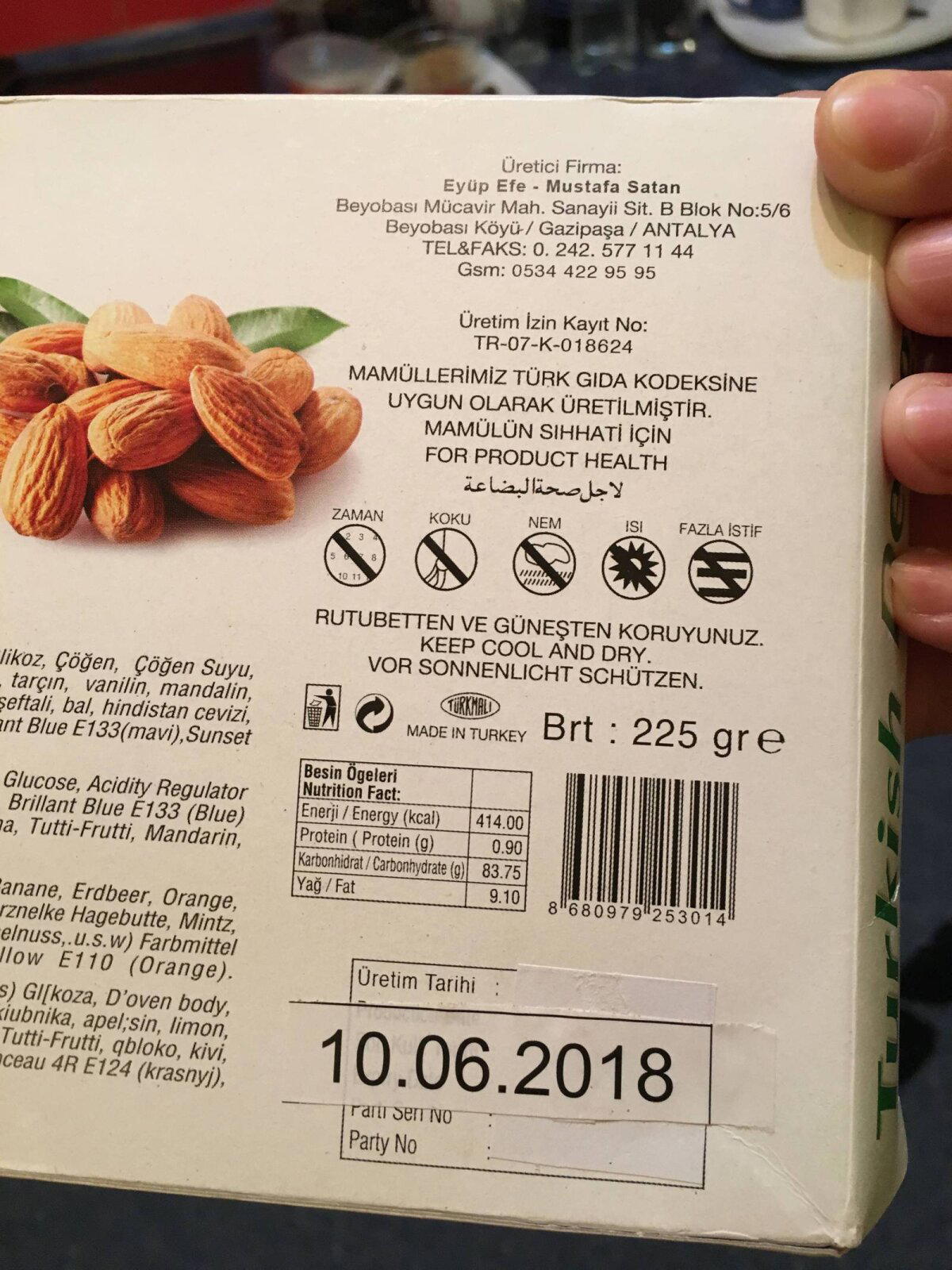 Сладости турецкие, продавцы российские