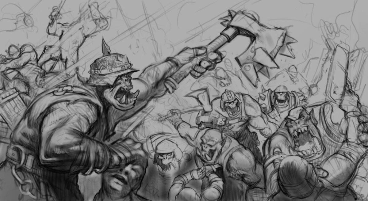 Рисунков на тему Warhammer 40000 пост