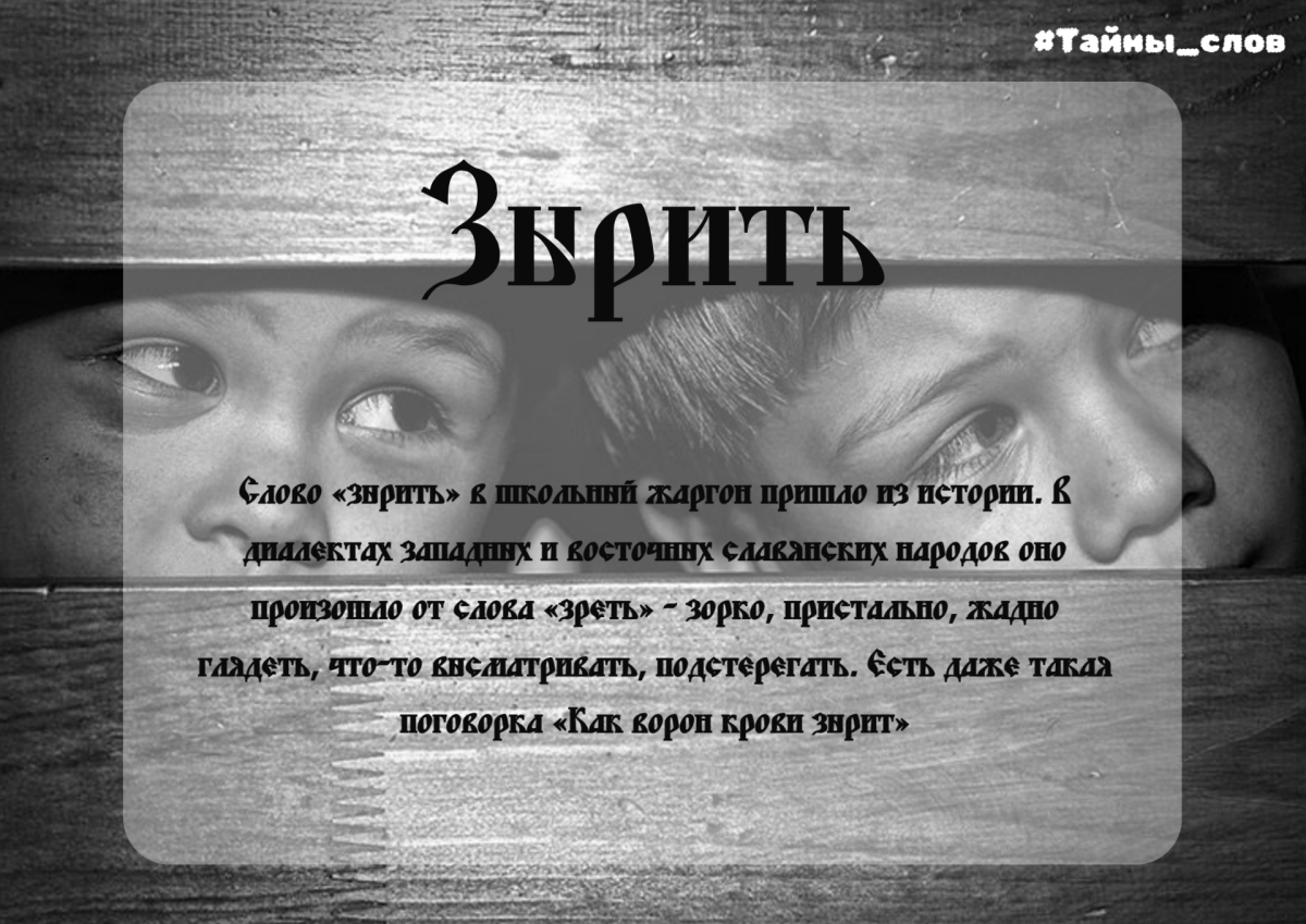 «Пошли, позырим!»