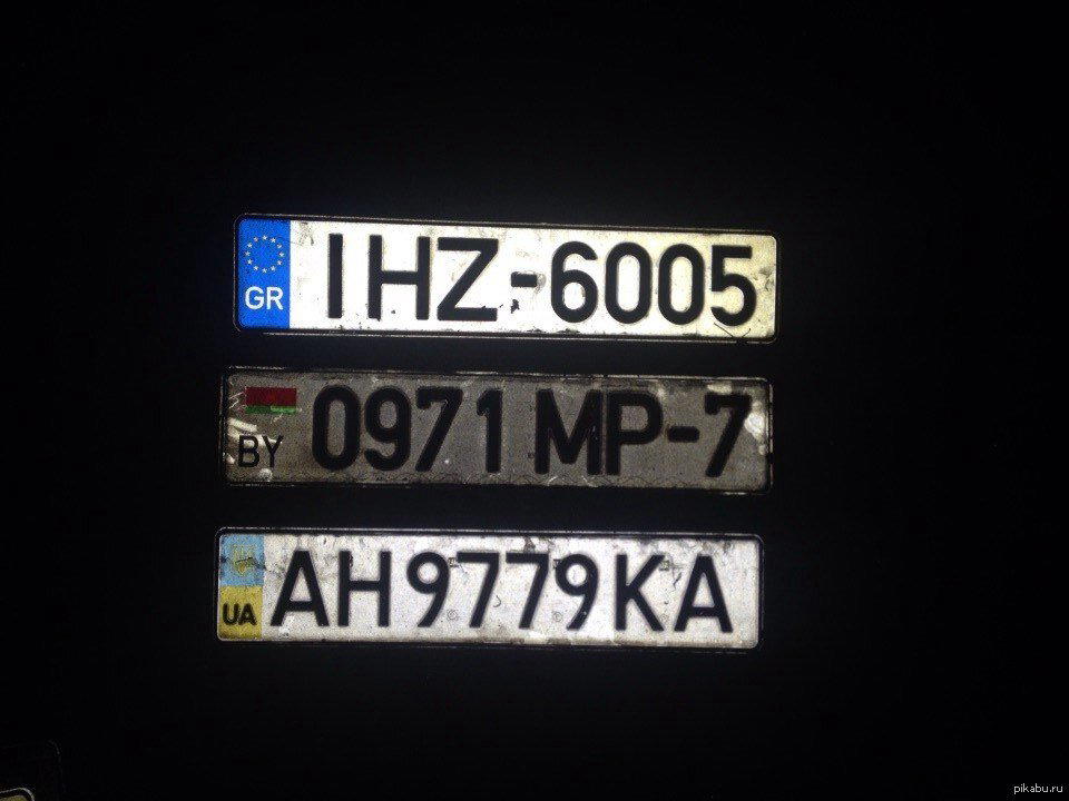 Найдены автомобильные номера (парами) в Краснодаре