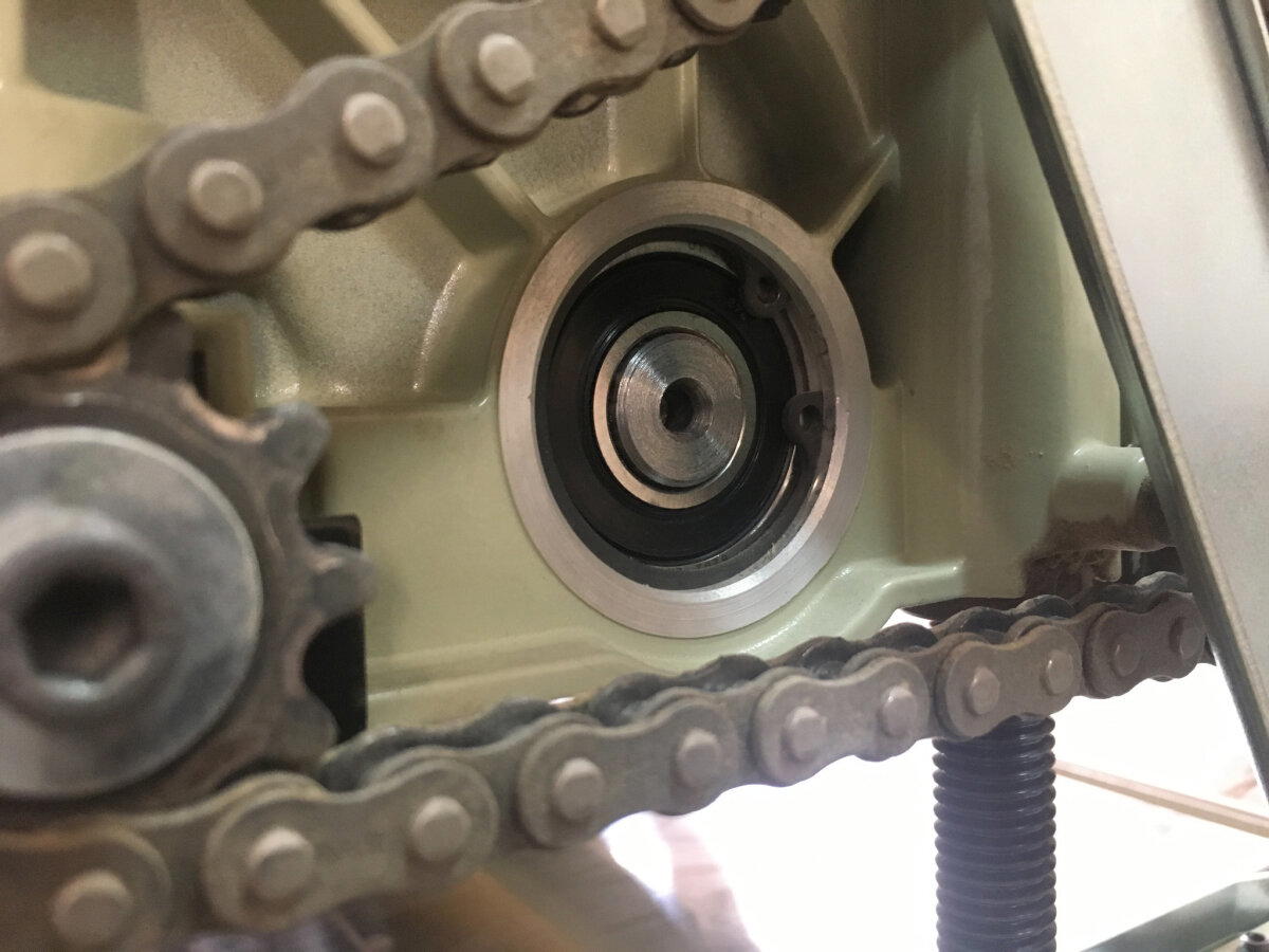Установка китайского вала Helical на рейсмус Makita 2012NB