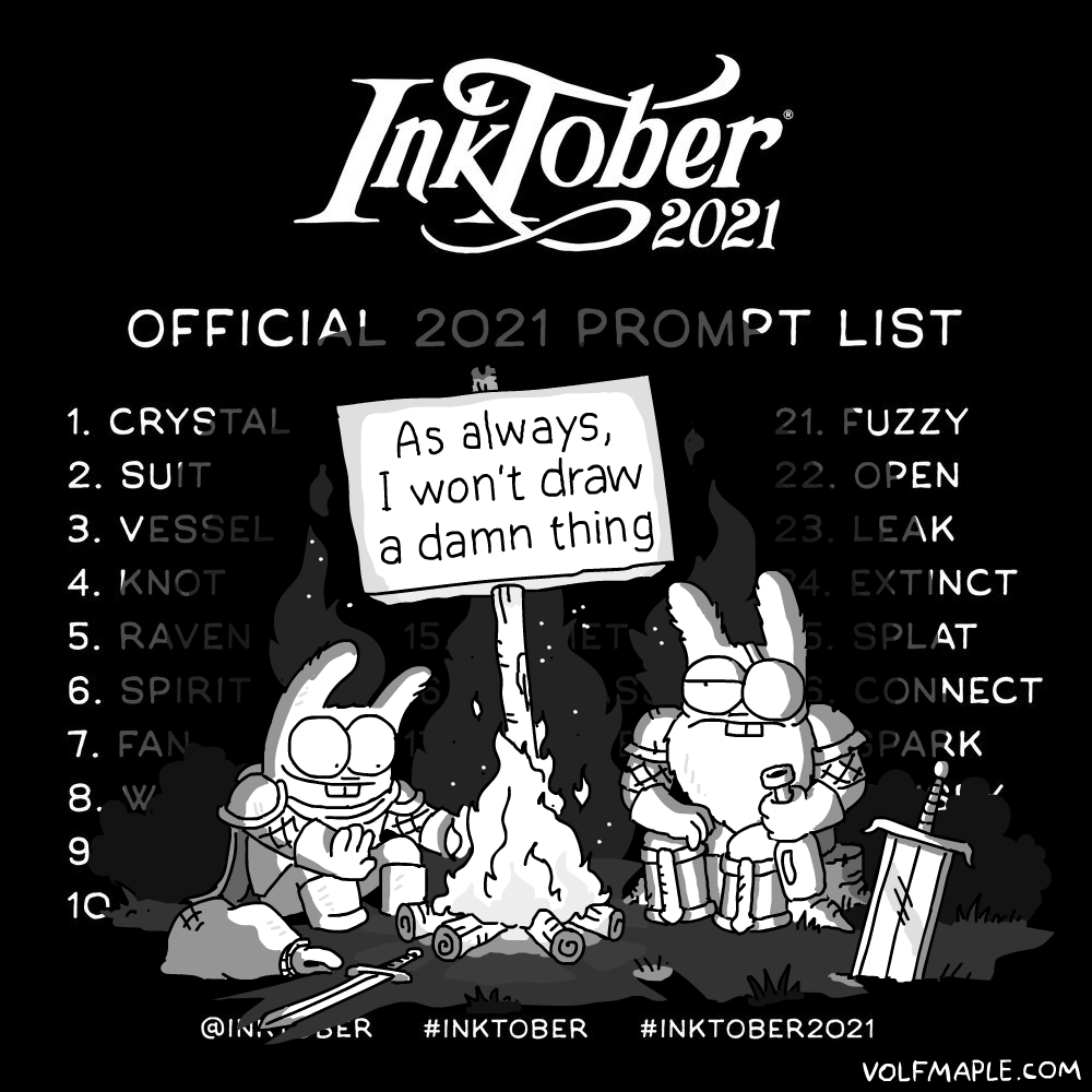 Мой классический Inktober