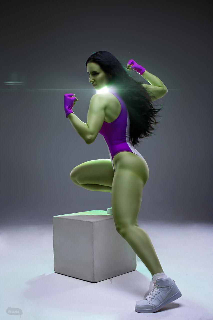 She-Hulk by Saint Hysteria cosplay concept art