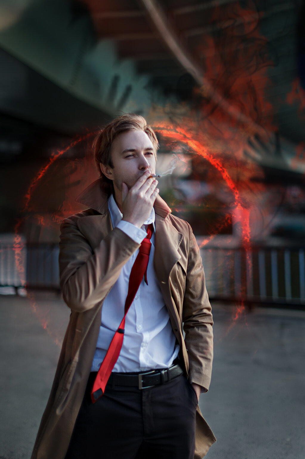 John Constantine &amp; Zatanna Zatara Cosplay Art
