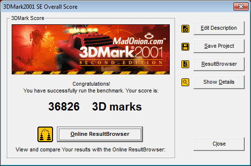 3DMark 2001.