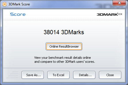 3DMark 2003.