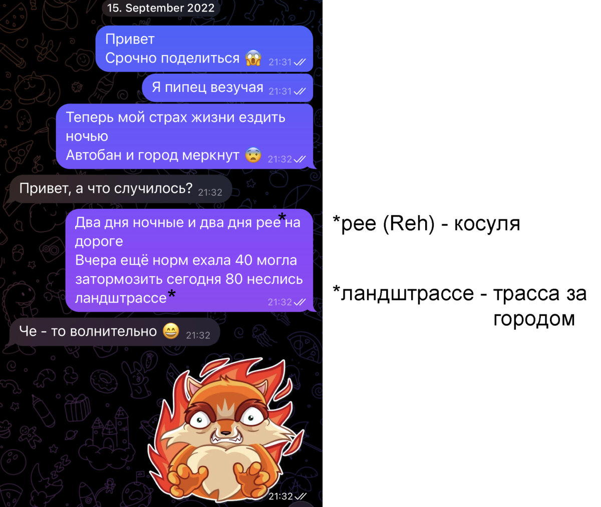Из переписки с подругой