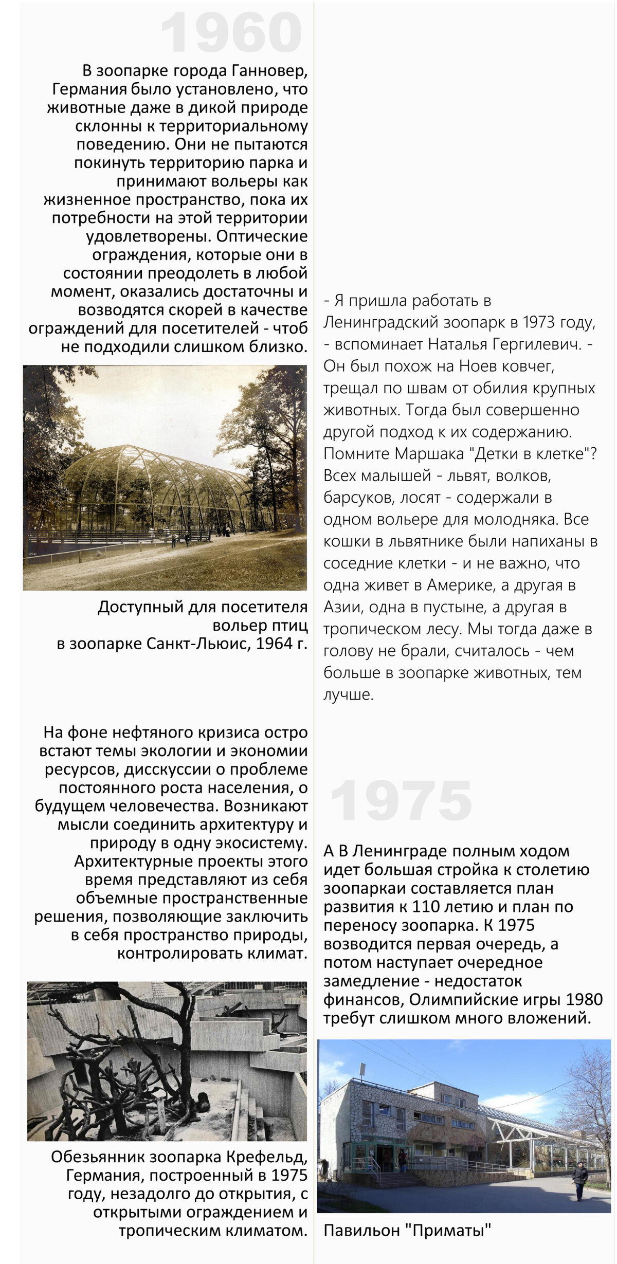 [Зоо]архитектурный анализ Ленинградского зоопарка. Часть 2. Историческая основа