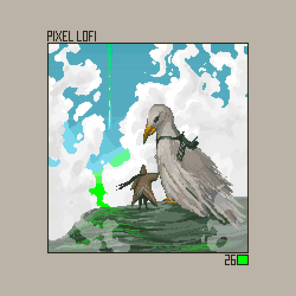 Pixelart + huevember 26