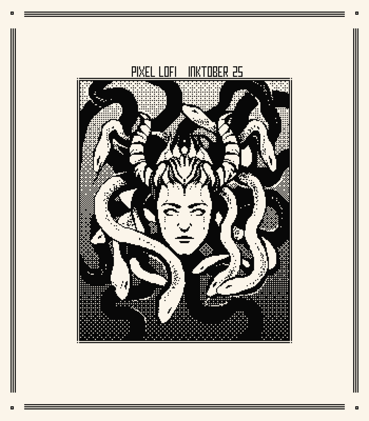 Inktober 2023 + pixelart 25