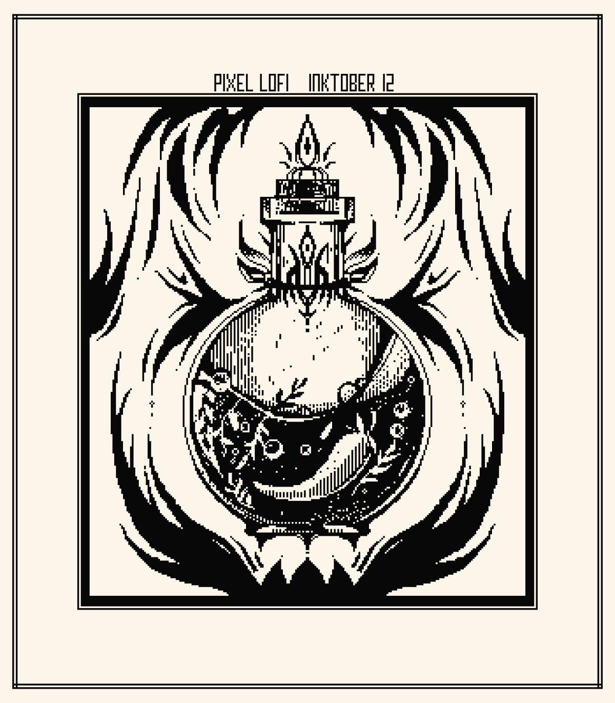 Inktober 2023 + pixelart 12