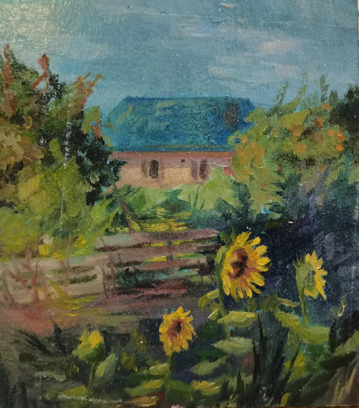 Старые масляные этюды