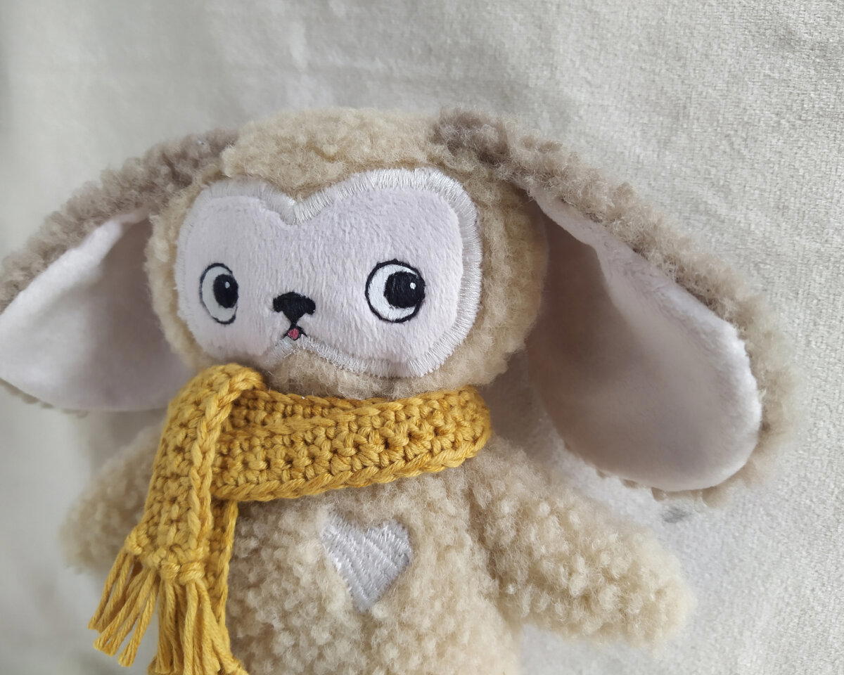 Собачка Ева. Игрушка ручной работы