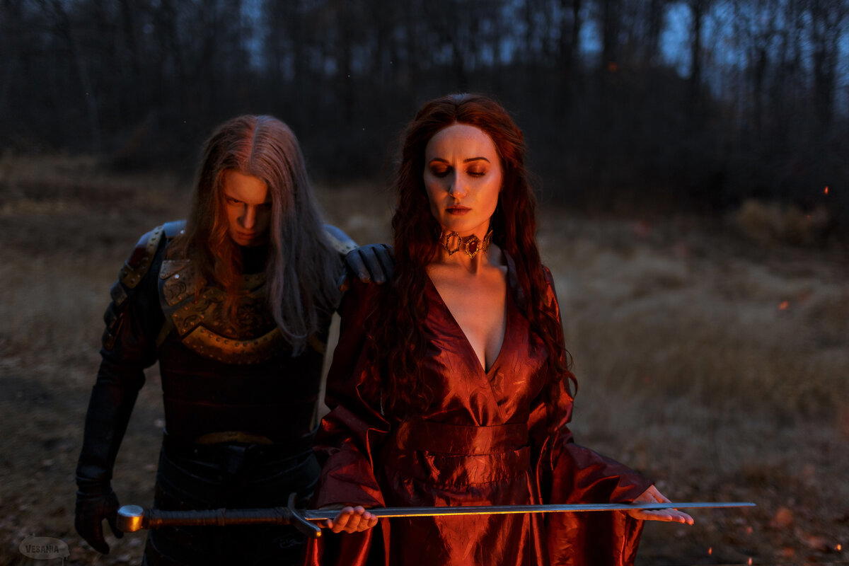 Game of Thrones: Melisandre & Jaqen H'ghar cosplay