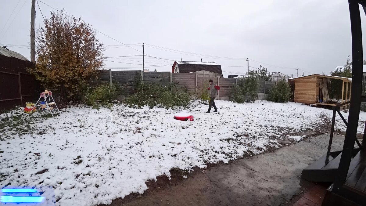 15 день. Электрика. Освещение (Строительство бани)