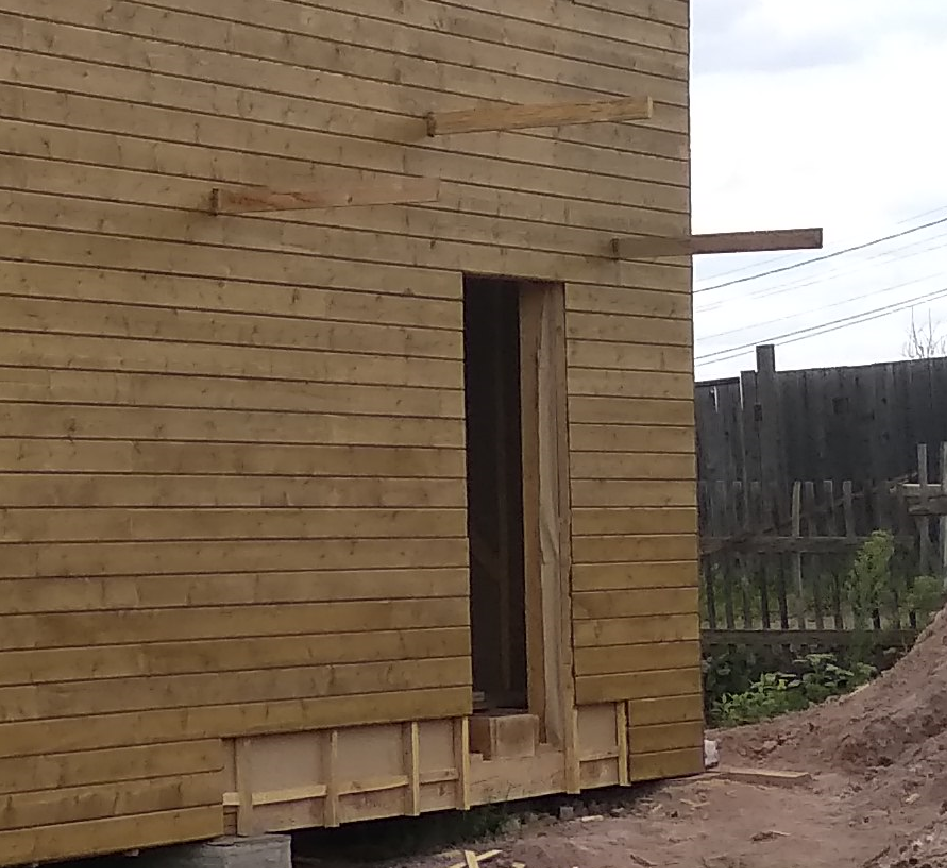Делаем крыльцо в каркасном доме