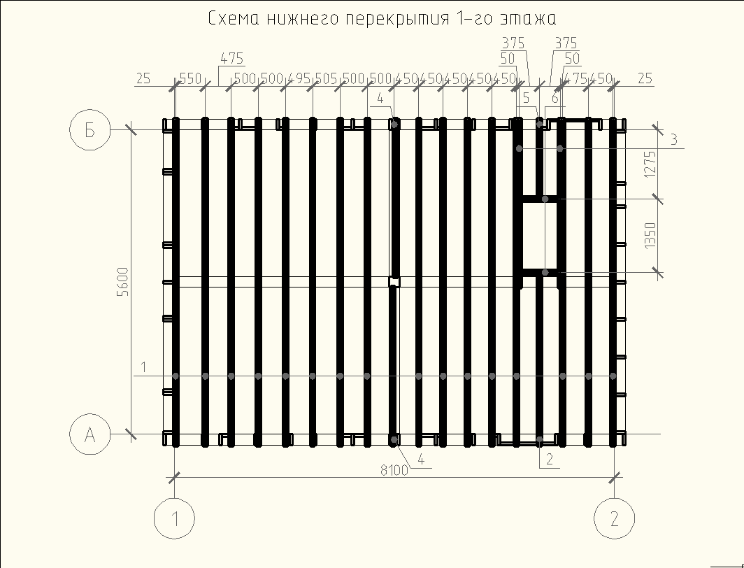 Пол 1-го этажа. Подшивка, утепление, гипсостружечная плита (Строительство каркасного дома)