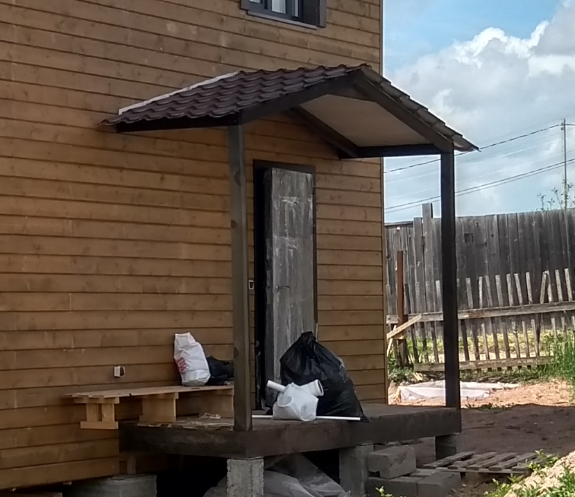Делаем крыльцо в каркасном доме