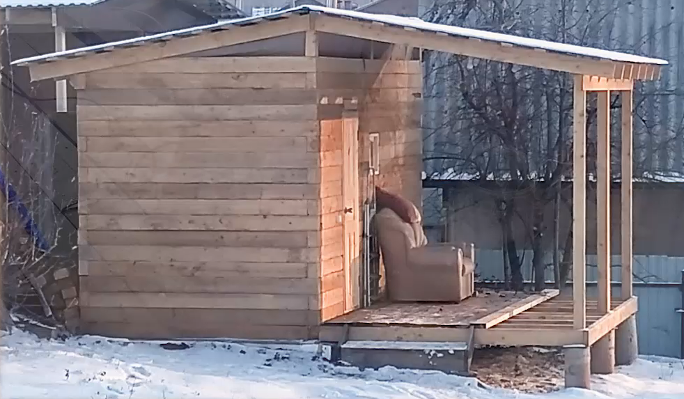 17 день. Деревянные полы. Слив воды (Строительство бани)