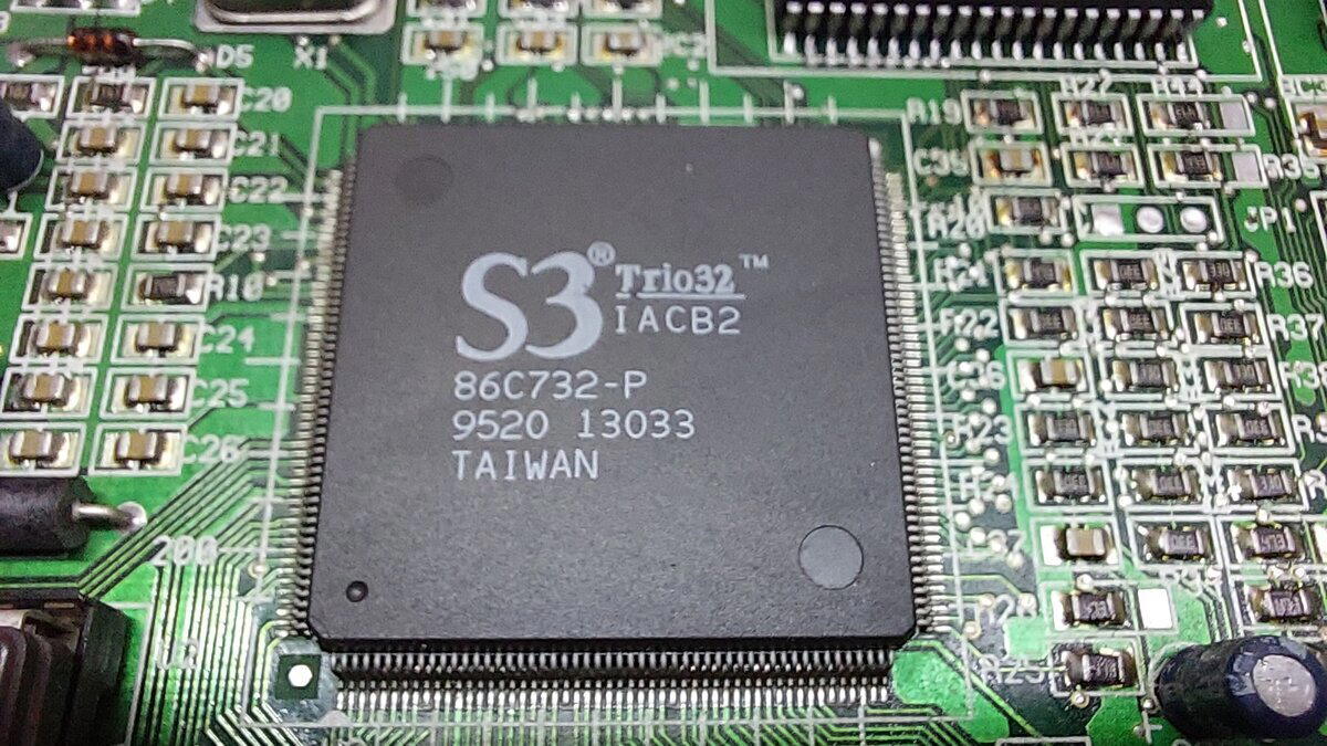 Видеокарты нашей молодости. S3 Trio32 2Мб