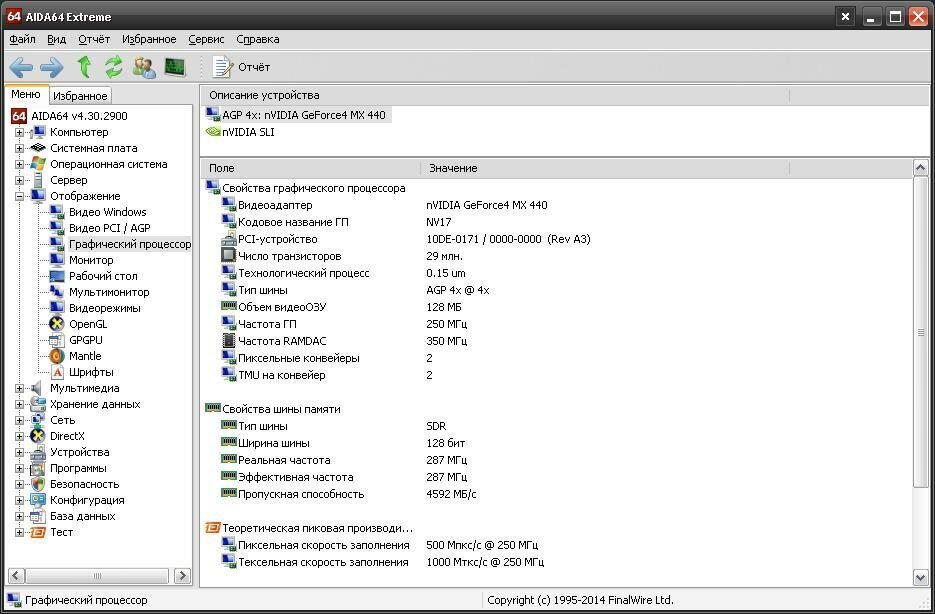 Видеокарты нашей молодости. nVidia GeForce 4 MX440