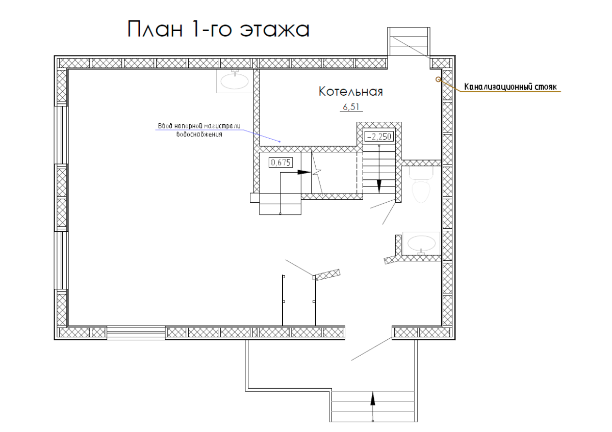 Наружная канализация частного дома (копка, монтаж колец)