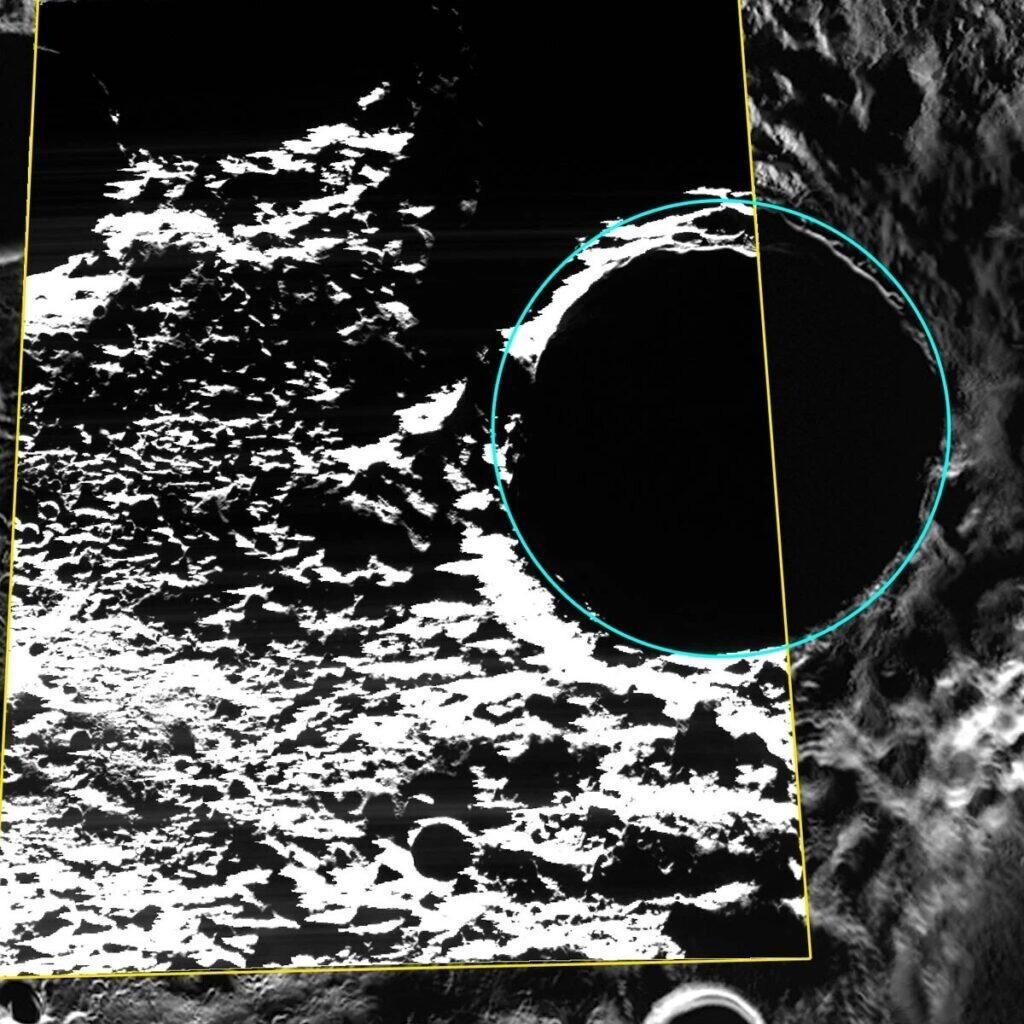 Кратер Кандинский / © NASA/Johns Hopkins University Applied Physics Laboratory/Carnegie Institution of Washington
