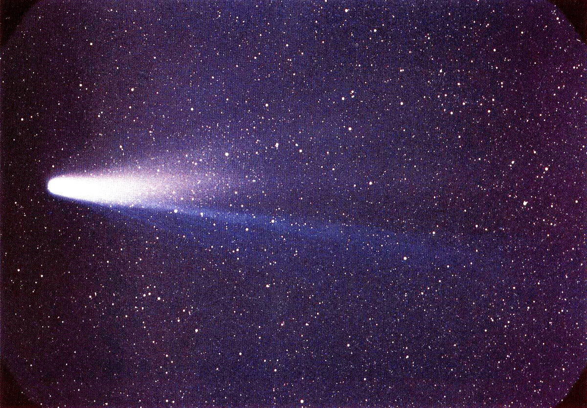 Комета Галлея, сфотографированная 8 марта 1986 года / © NASA