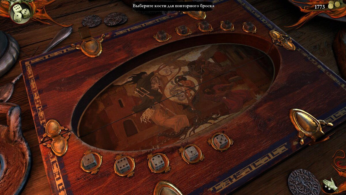 Доска для покера из игры "The Witcher"