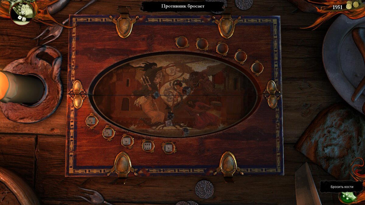Доска для покера из игры "The Witcher"