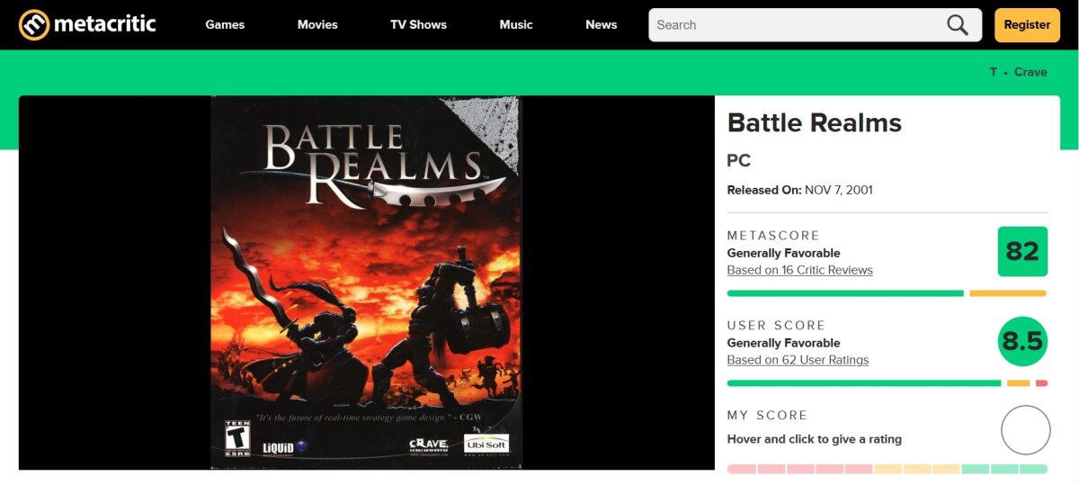 Battle Realms: прорыв в жанре RTS, не замеченный публикой