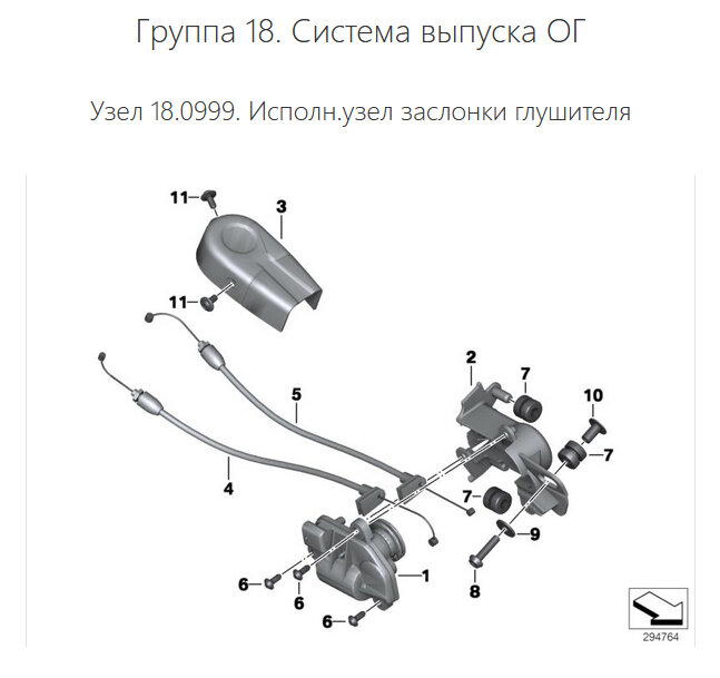 пример заводской системы, влияющей на работу выхлопной системы. Мотоцикл BMW R1200GS.
