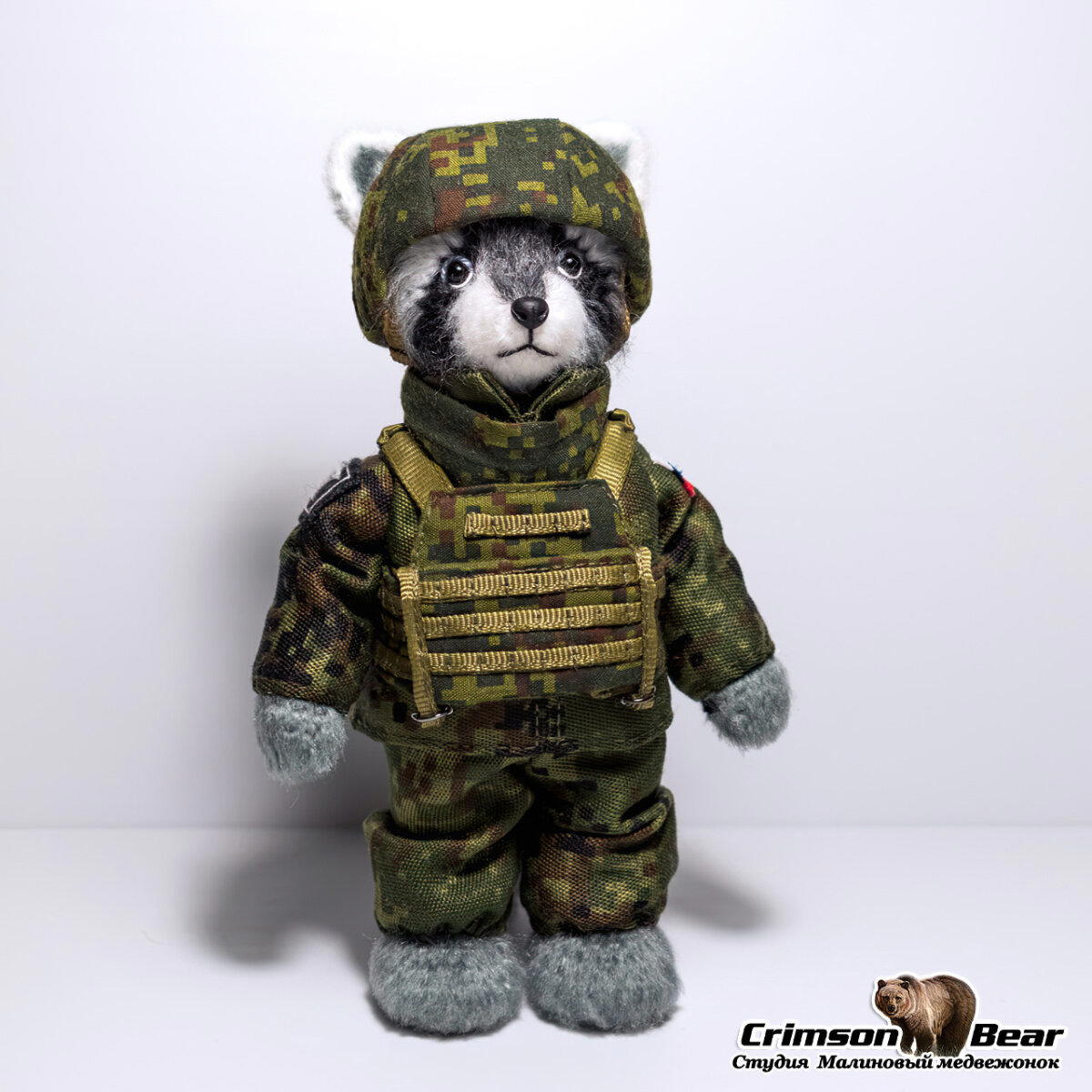 Енот в военной форме