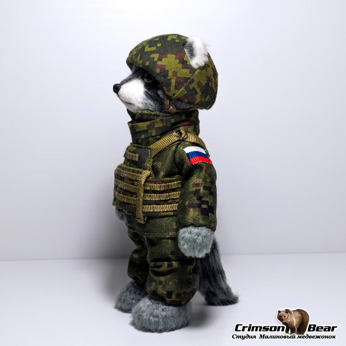 Енот в военной форме