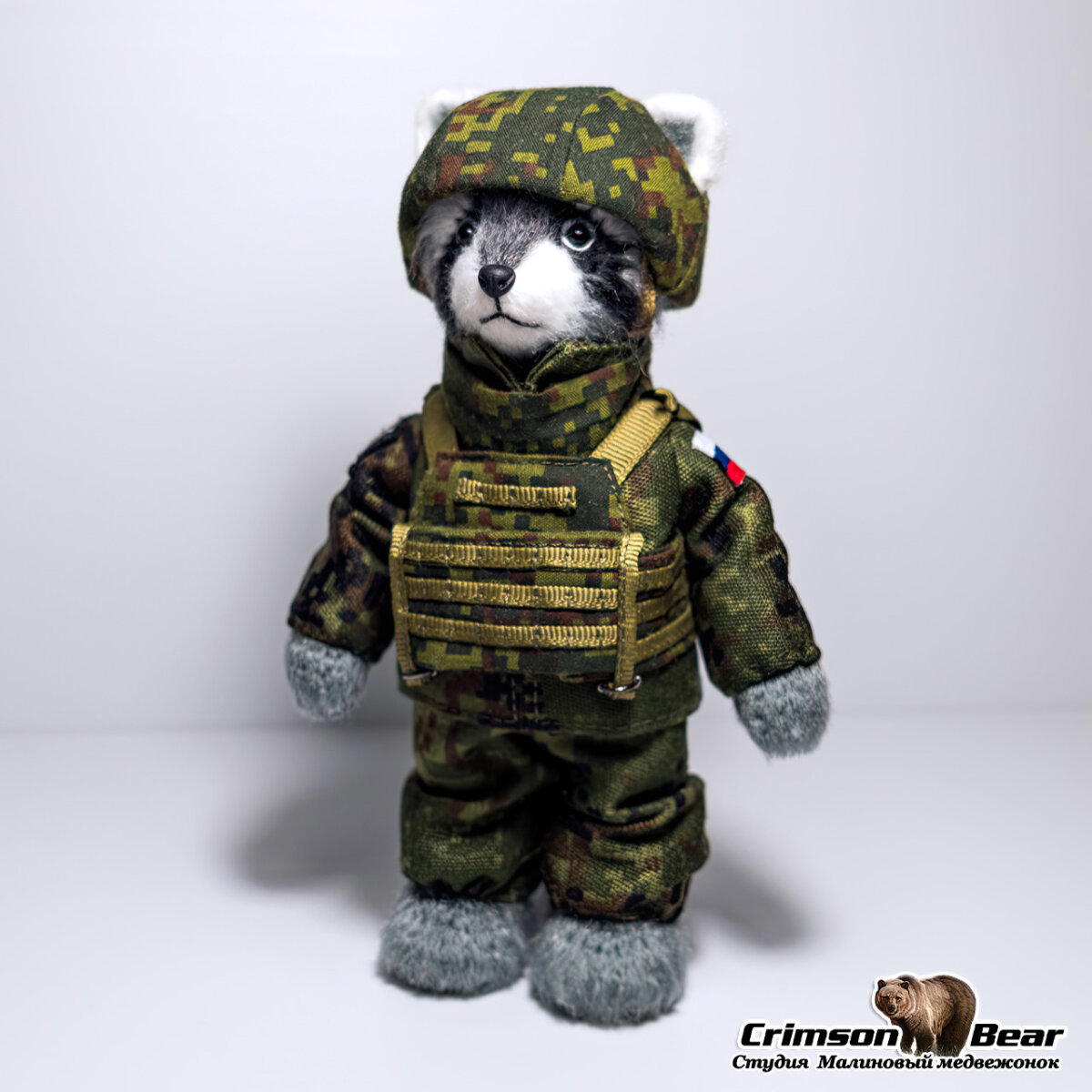 Енот в военной форме