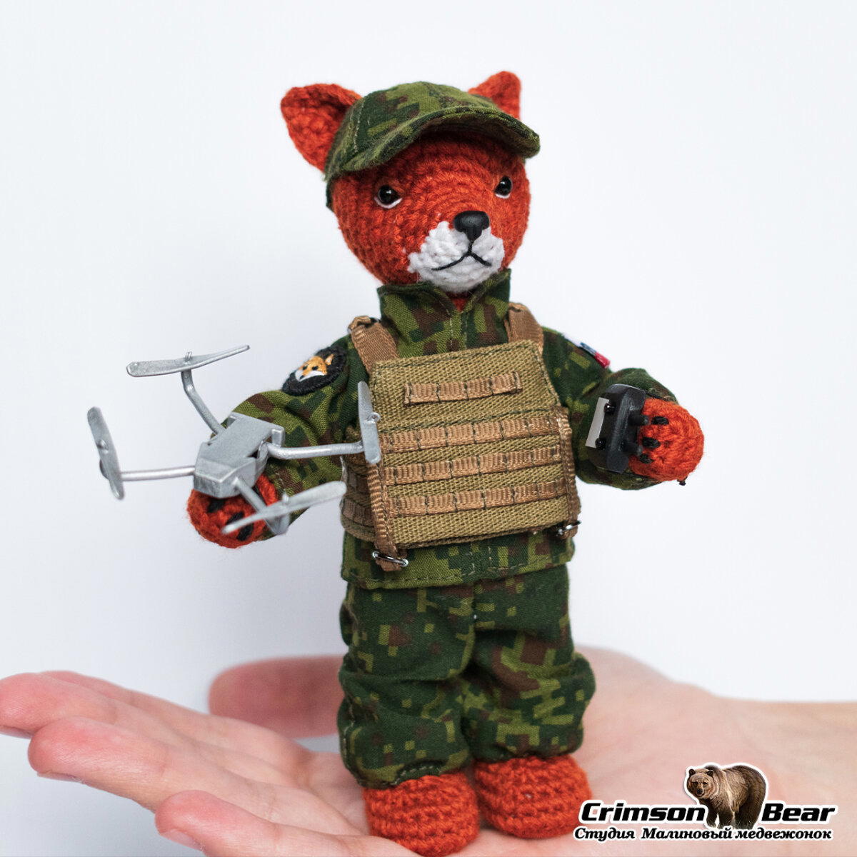 Енот в военной форме