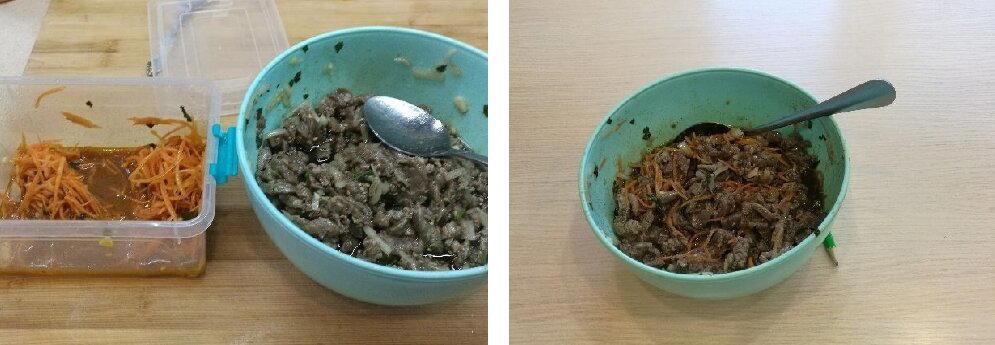 Салат из мяса по-корейски Хе