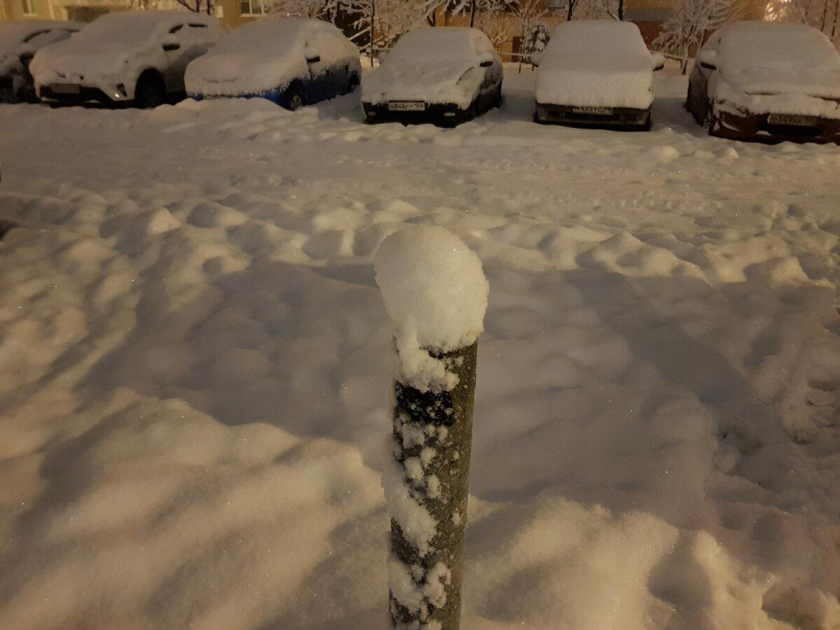 В Москве навалило