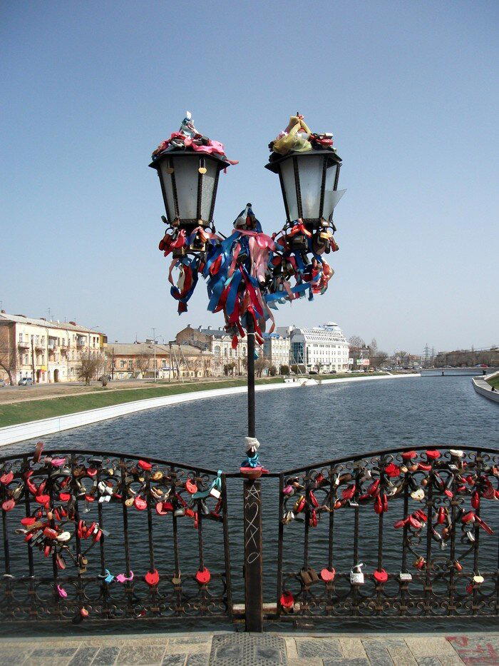 Мост влюблённых. Астрахань