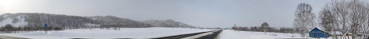 Дорога в пос. Пожарское. Февраль'2011