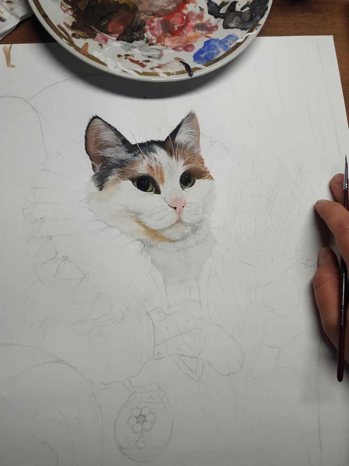 Портрет кошки