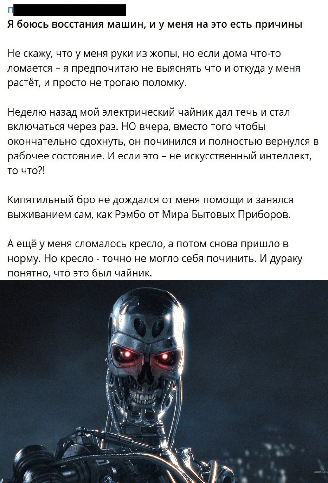 "Спроси Вомбата" про чайник