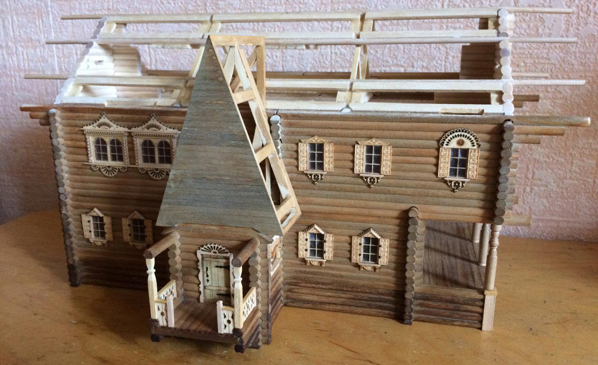 Терем в Китай-городе, 3370 деталей Масштаб 1:72